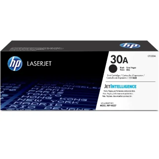 HP 30A Black Original LaserJet Toner Cartridge, ~1,600 pages, CF230A image {6}