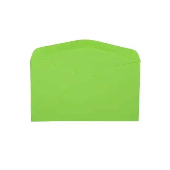 JAM Paper Open End #6 3/4 Invitation Envelope 3 5/8" x 6 1/2" Light Green 250/Pack (457611417H) image {1}