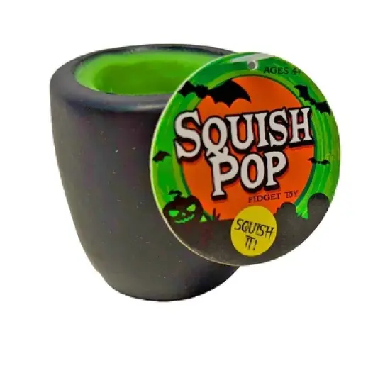 Big Time Toys Halloween Squish Pop Fidget Toy Frankenstein Cauldron image {2}