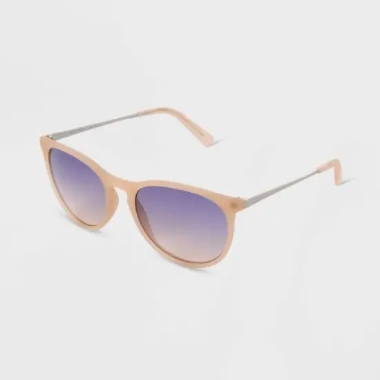Women's Metal Round Sunglasses - Universal Thread&trade; Pink image {1}