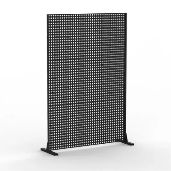 CAVINAS Patio Decorative Screen Freestanding Metal Fence Privacy Screen with Mesh Pattern for Outside and Garden image {7}