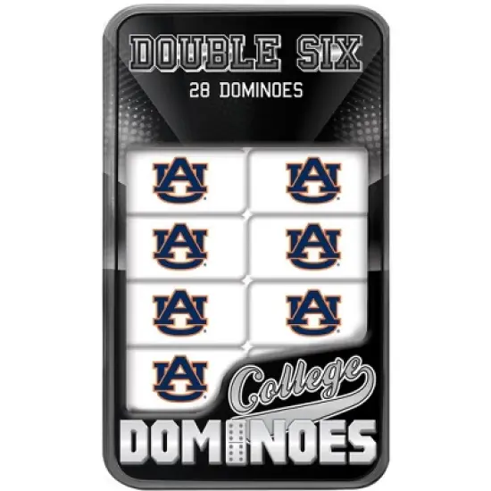 MasterPieces Officially Licensed NCAA Auburn Tigers 28 Piece Dominoes Game for Adults image {1}