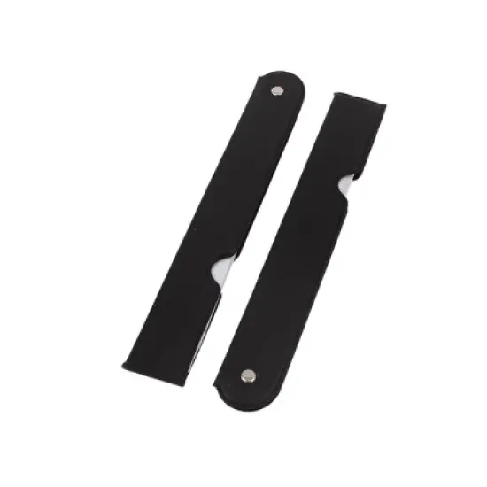 Unique Bargains Plastic Foldable High Precision Convenient to Use Measuring Tool Scale Rulers 8" x 1.2" 3 Pcs image {2}