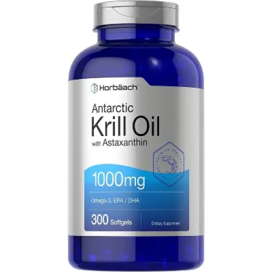 Horbaach Antarctic Krill Oil 1000mg | 300 Softgels image {3}