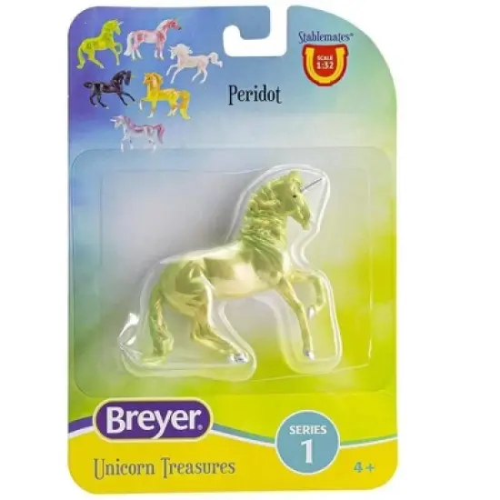 Breyer Animal Creations Breyer Unicorn Treasures 1:32 Scale Model Horse | Peridot image {1}