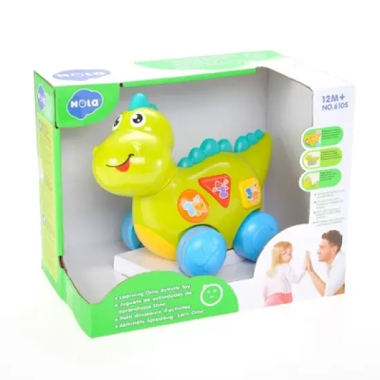 Link Talking Dinosaur Toy With Lights, Sounds, And Teaching, Learning Activities, Walking & Fun Action image {3}