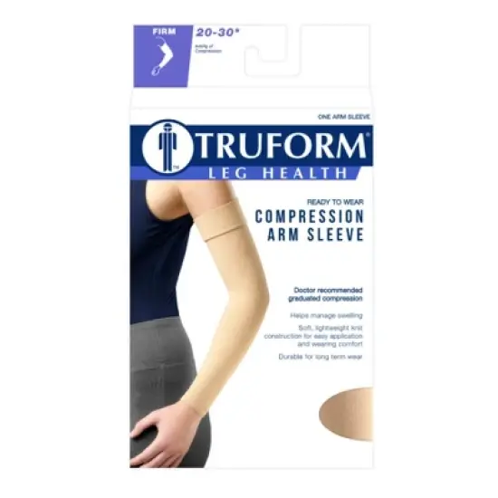 Truform Lymphedema Compression Arm Sleeve, 20-30 mmHg Post Mastectomy Support image {2}