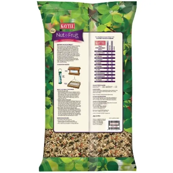 Kaytee Nut & Fruit Blend Dry Bird Food - 10lbs image {1}