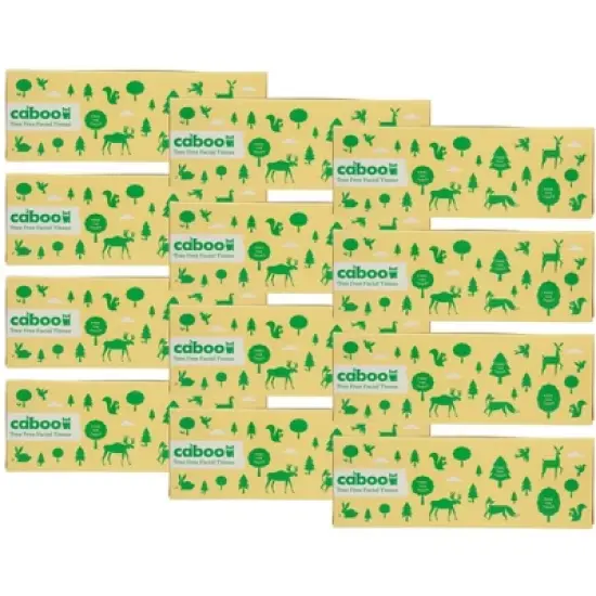 Caboo Tree Free Facial Tissue 3-Ply - Case of 12/1 ct image {4}