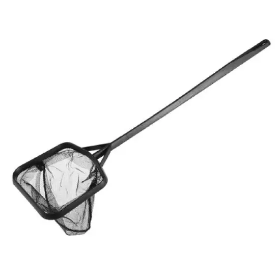 Unique Bargains Aquarium Fish Net Aquarium Fish Tank Accessories Small Fish Fine Net Black 35.5x9.5cm 1Pcs image {6}