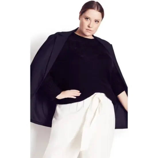 Women's Plus Size Scarlett Sweater - black | REFINITY image {3}