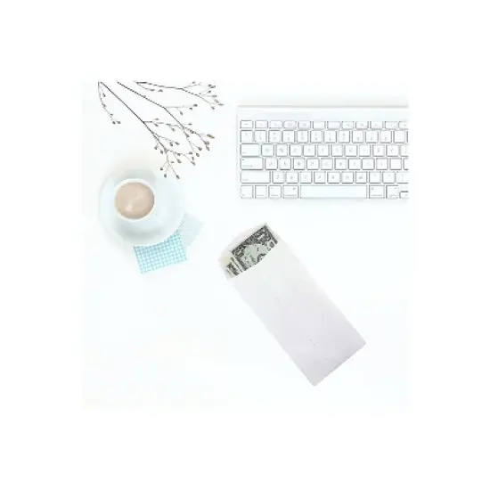 JAM Paper #7 Coin Business Envelopes 3.5" x 6.5" White 95083 image {3}