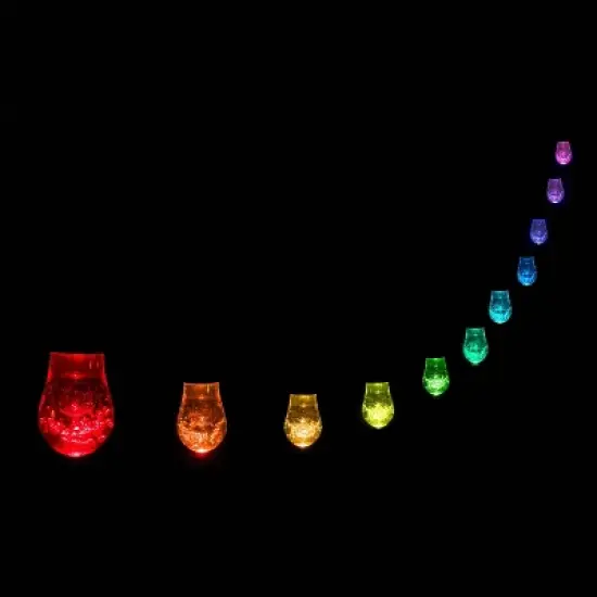 24ct Caf&eacute; Outdoor String Lights Integrated LED Bulb - Black Wire - Enbrighten image {2}