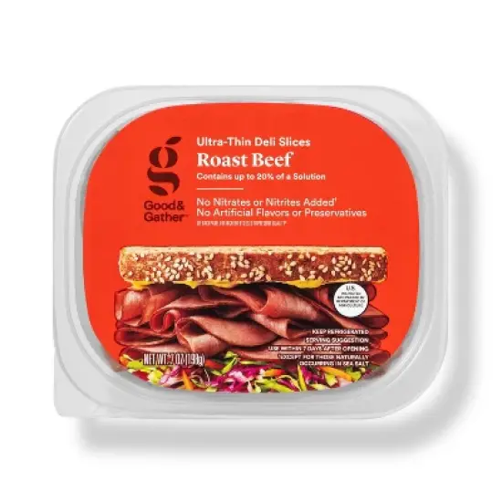Roast Beef Ultra-Thin Deli Slices - 7oz - Good & Gather&trade; image {3}