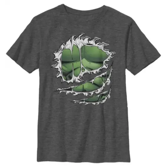 Boy's Marvel Incredible Hulk Ripped Shirt T-Shirt image {3}