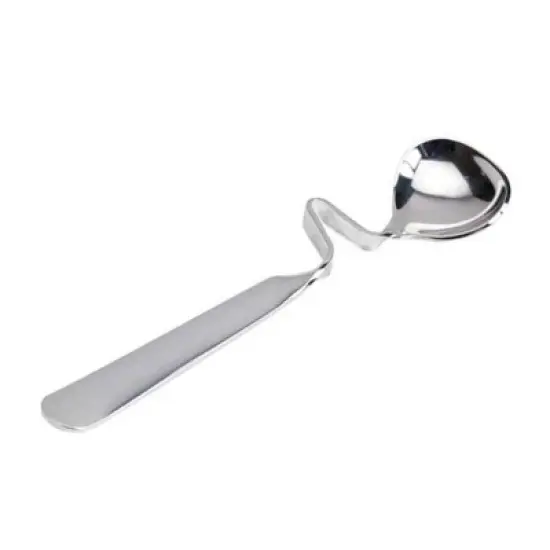 Norpro 5.5" Stainless Steel Honey / Jam Spoon with Hanging Cup Rest - Set of 2 image {1}
