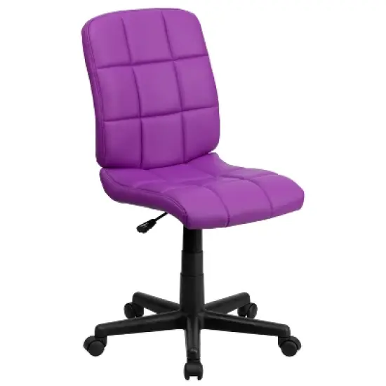 Emma and Oliver Mid-Back Quilted Vinyl Swivel Task Office Chair image {14}