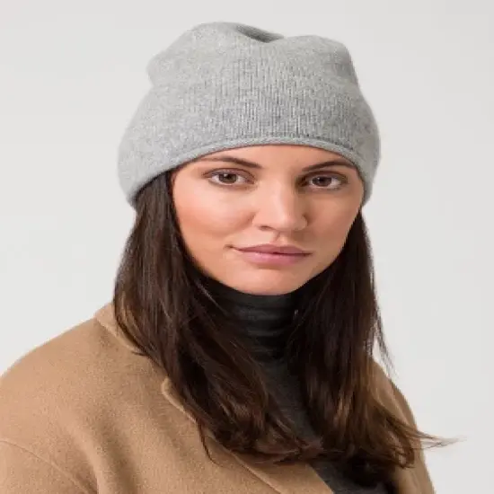 Style Republic Women's Rolled Edge Beanie - Premium Cashmere image {9}