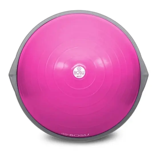 Bosu 72-10850 Home Gym Equipment The Original Balance Trainer 65 cm Diameter, Pink and Gray image {1}