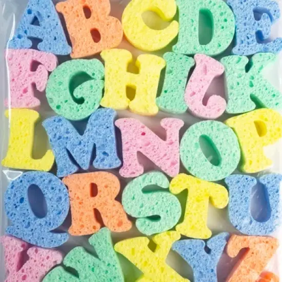 Captain Creative Super Sponges, 2", Uppercase Alphabet, 26 Pieces image {2}