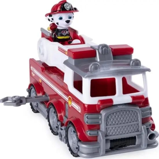 Paw Patrol Ultimate Rescue - Marshall's Ultimate Rescue Fire Truck with Moving Ladder and Flip-Open Front Cab, Ages 3 and Up image {2}