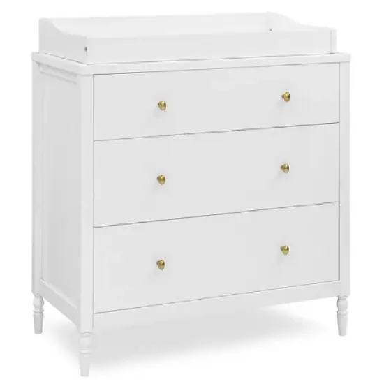 Delta Children Serena 3 Drawer Dresser with Changing Top image {16}