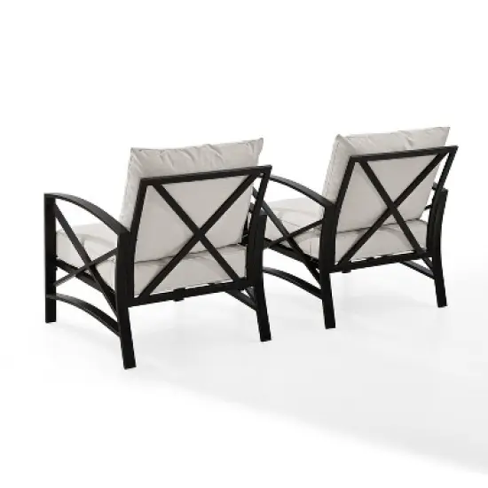 Crosley 2pc Kaplan Outdoor Patio Chair Set image {2}