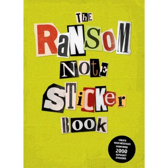 The Ransom Note Sticker Book - by  Luke Herriott (Paperback) image {1}