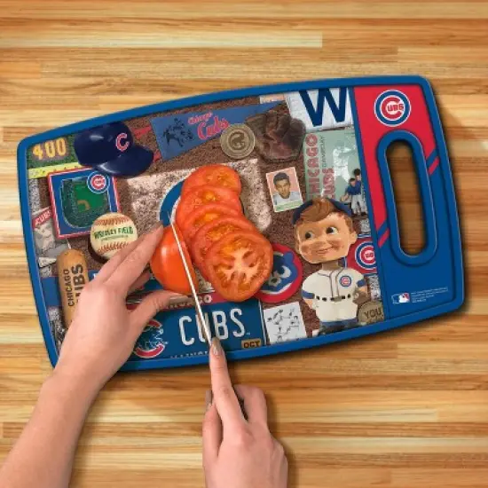 MLB Chicago Cubs Retro Series Cutting Board image {3}
