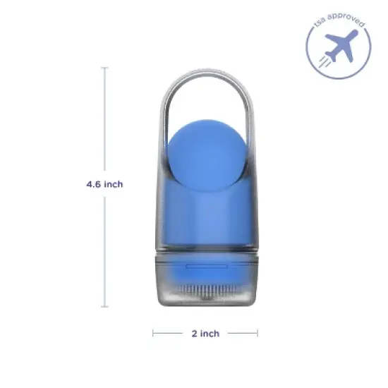 Ubbi Sunsqueeze Sunscreen Applicator, Refillable Silicone Roll On for Babies and Toddlers - Blue image {1}