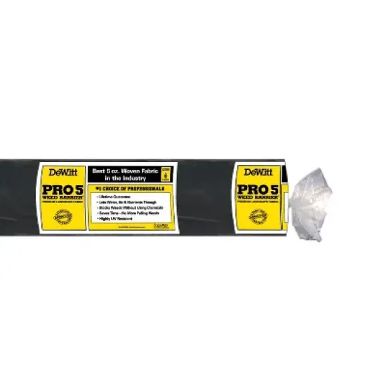 DeWitt P3 3&rsquo;x250&rsquo; 5 Oz & P6 6&rsquo;x250&rsquo; 5 Oz Pro 5 Landscape Weed Block Fabric Rolls image {1}