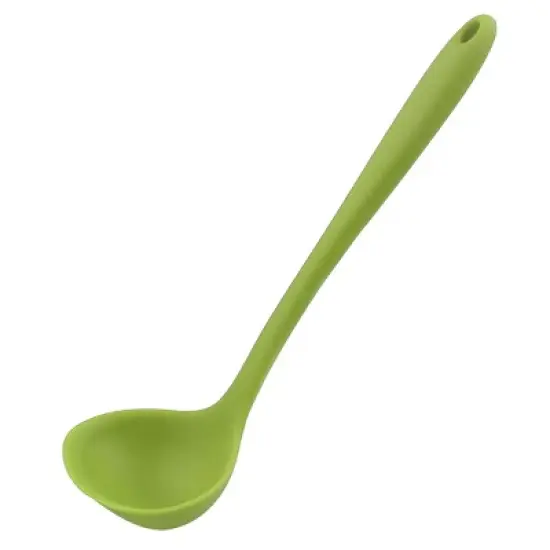 Unique Bargains Heat Resistant Ergonomic Handle Non-Stick Dishwasher Safe Soup Kitchen Spoon 11.6 Inch 1 Pc image {7}