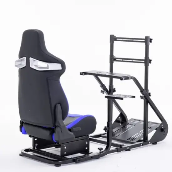 APRILSOUL Enhanced and stable racing wheel cockpit, compatible with Fanatec, PXN, Thrustmaster, and Logitech adjustable driving simulators image {4}