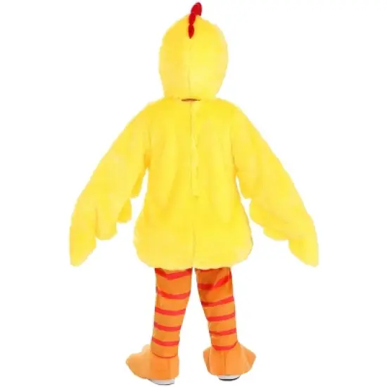 HalloweenCostumes.com Cozy Toddler Farm Chicken Halloween Costume, Barnyard Bird Outfit With Mitts, Leggings, & Headpiece image {3}