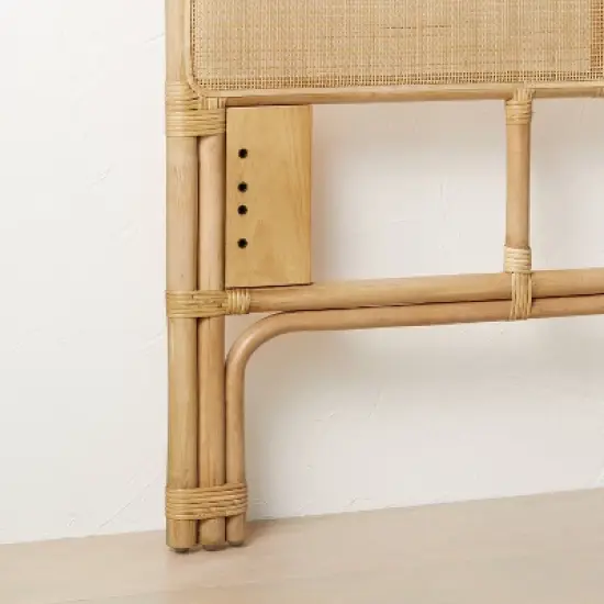 Queen Anza Woven Rattan Headboard - Opalhouse&trade; designed with Jungalow&trade; image {3}