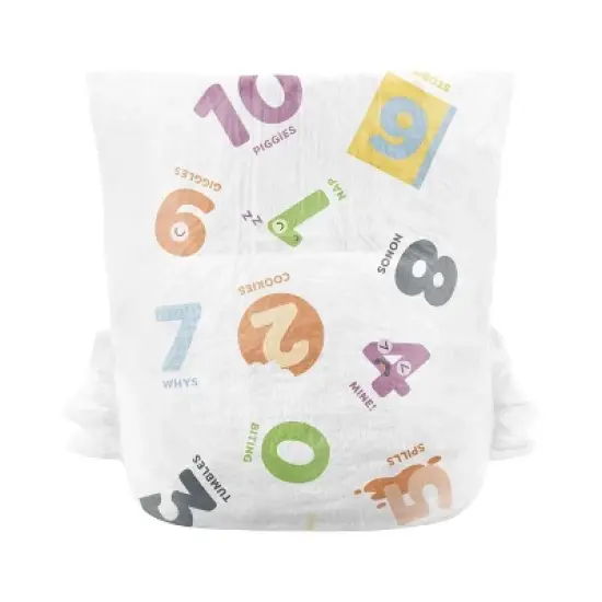 Babyganics Disposable Diapers Box - Size 4 - 60ct image {3}