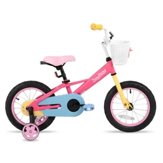 JOYSTAR Kids Bike for 2-7 Years, 12" 14" 16" Girls Toddler Bicycle with Training Wheels & Coaster Brake, Rainbow Bike, Macarons image {9}