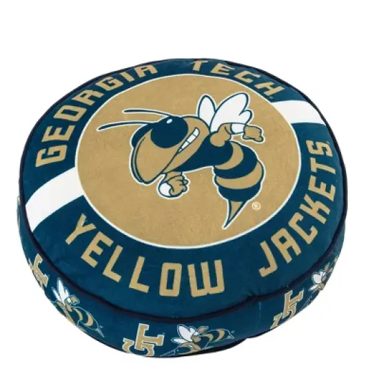 15" NCAA Georgia Tech Yellow Jackets Cloud Pillow image {2}