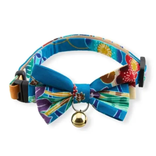Necoichi Yukata Bow Tie Cat Collar image {11}