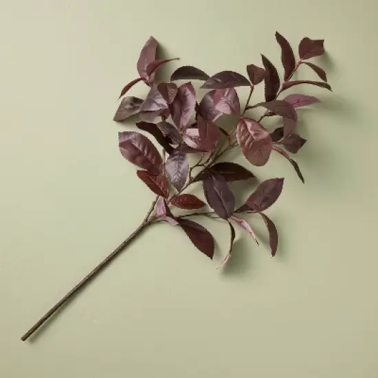 Black Plum Leaf Artificial Fall Stem - Hearth & Hand&trade; with Magnolia image {3}