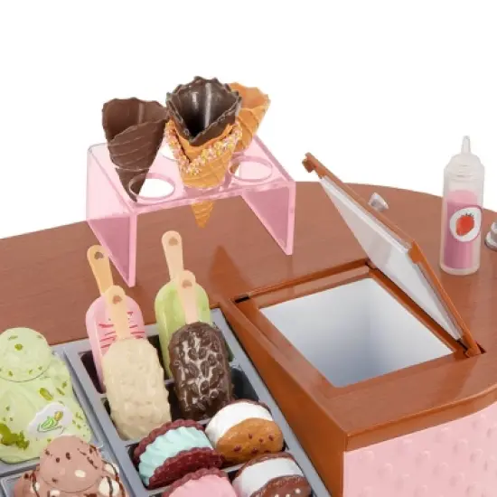 Our Generation Two Scoops Ice Cream Cart Accessory Set for 18" Dolls image {4}