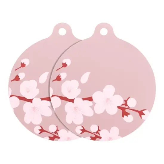 Unique Bargains Non-Slip Multifunctional Silicone Mats for Induction with Handle 2 Pcs image {6}