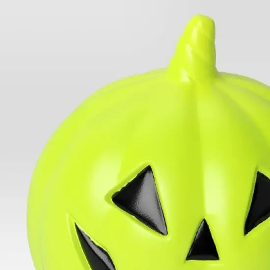 8" Lit Pumpkin Blow Mold Halloween Decorative Prop - Hyde and EEK! Boutique&trade; image {2}