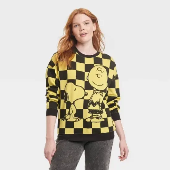 Women's Snoopy Cozy Graphic Sweatshirt - Yellow image {3}