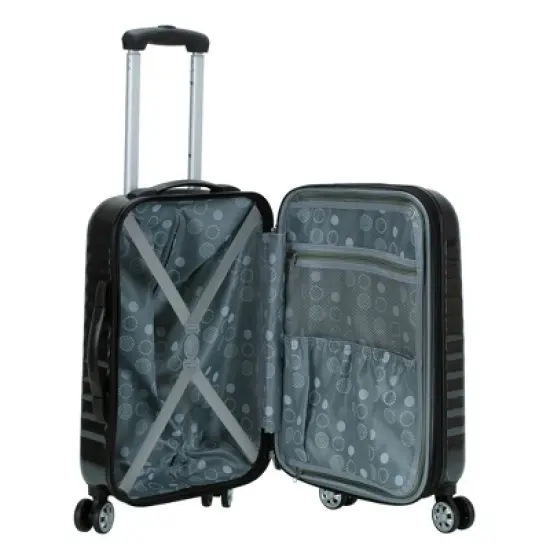 Rockland Melbourne Expandable ABS Hardside Carry On Spinner Suitcase image {3}
