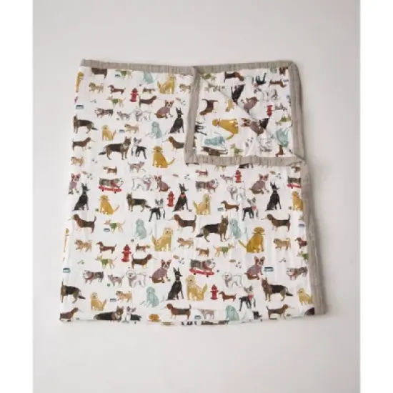 Little Unicorn Cotton Muslin Quilted Throw image {11}