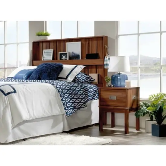 Queen Vista Key Headboard Blaze Acacia - Sauder image {6}