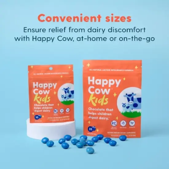 Happy Cow Kids' Fast Acting Lactase Digestive Supplement image {7}