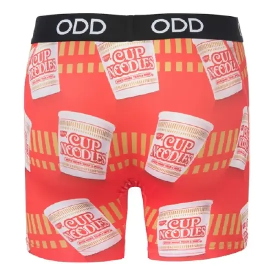 Odd Sox Men's Funny Underwear Boxer Briefs, Top Ramen Noodle Soup Flavors, Novelty Print image {1}
