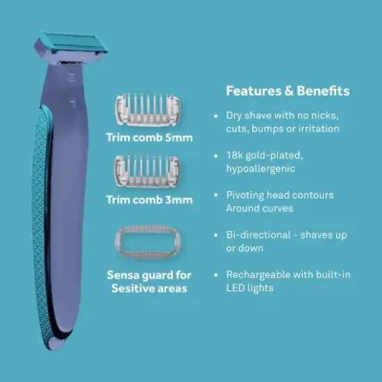 bliss Electric Hair Remover Body - Lavender image {2}